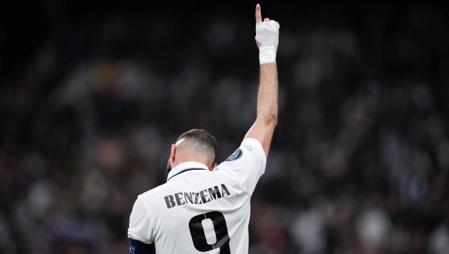 Champions league: Karim Benzema guides Real Madrid past Liverpool to reach quarter-finals