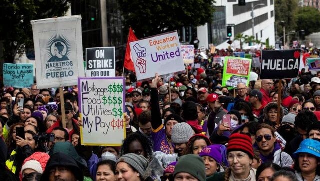 US: Los Angeles education strike cancels school for 420,000 students