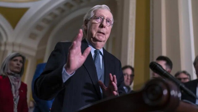 Republican Leader McConnell opposes repeal of Iraq war powers at Senate Republican Leader McConnell opposes repeal of Iraq war powers at Senate
