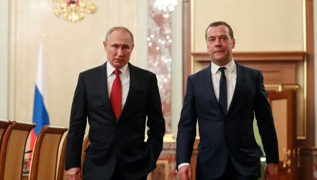 ‘Any attempt to arrest Putin would lead to a nuclear apocalypse,’ says Dmitry Medvedev
