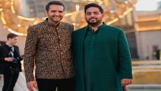 Akash Ambani posing with Anand Piramal at the inauguration of NMACC. The Centre will be highly inclusive with free access for children, students, senior citizens, and the differently abled, and will strongly focus on community nurturing programmes, including school and college outreach and competitions, awards for Arts teachers, in-residency Guru-shishya programs, art literacy programs for adults. Akash Ambani posing with Anand Piramal at the inauguration of NMACC. The Centre will be highly inclusive with free access for children, students, senior citizens, and the differently abled, and will strongly focus on community nurturing programmes, including school and college outreach and competitions, awards for Arts teachers, in-residency Guru-shishya programs, art literacy programs for adults.