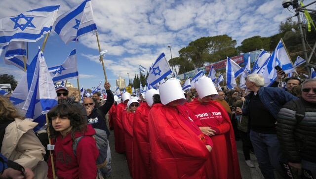 Explained: Why Israeli protesters are dressed up as characters from 'Handmaid's Tale'