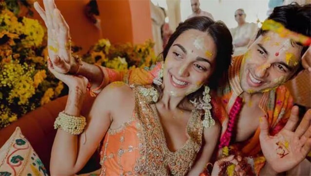 Kiara Advani shares pictures with Sidharth Malhotra from her Haldi, talks about her married life Kiara Advani shares pictures with Sidharth Malhotra from her Haldi, talks about her married life