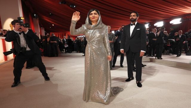 Nobel prize winner Malala Yousafzai showed her glamourous side in this Ralph Lauren silver gown. For those wondering what she was doing at the Oscars, she was at the ceremony as executive producer of Stranger at the Gate, which was nominated for best documentary short. Reuters Nobel prize winner Malala Yousafzai showed her glamourous side in this Ralph Lauren silver gown. For those wondering what she was doing at the Oscars, she was at the ceremony as executive producer of Stranger at the Gate, which was nominated for best documentary short. Reuters