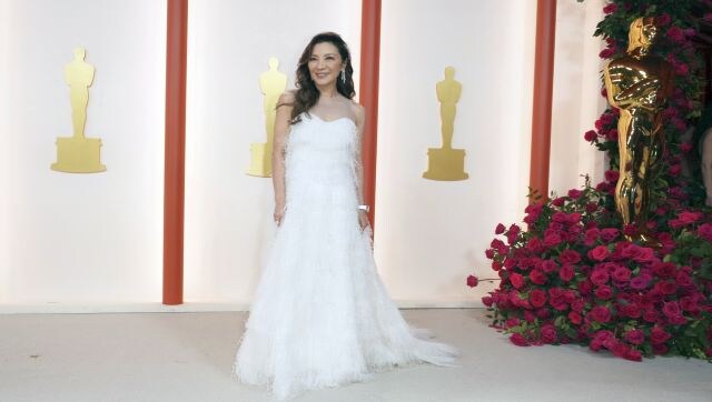 Michelle Yeoh chose the angelic route with a white Dior Couture gown that looked like a wearable cloud, accessorised with a precious tiara-like headband. She capped off the night with a win in the Best Actress category for her performance in ‘Everything Everywhere All at Once’. AP Michelle Yeoh chose the angelic route with a white Dior Couture gown that looked like a wearable cloud, accessorised with a precious tiara-like headband. She capped off the night with a win in the Best Actress category for her performance in ‘Everything Everywhere All at Once’. AP