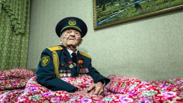 Portrait of a Veteran: World War 2 veteran Acek Urmanbetov (98) is recovering from COVID. He is reluctant to evoke the war, but remembers the leg he lost in Belarus, the people he shot and the dead rotting in the trenches. He follows international politics and is devastated by Ukraine’s current war. Image Courtesy: Marylise Vigneau/Sony World Photography Awards 2023 Portrait of a Veteran: World War 2 veteran Acek Urmanbetov (98) is recovering from COVID. He is reluctant to evoke the war, but remembers the leg he lost in Belarus, the people he shot and the dead rotting in the trenches. He follows international politics and is devastated by Ukraine’s current war. Image Courtesy: Marylise Vigneau/Sony World Photography Awards 2023