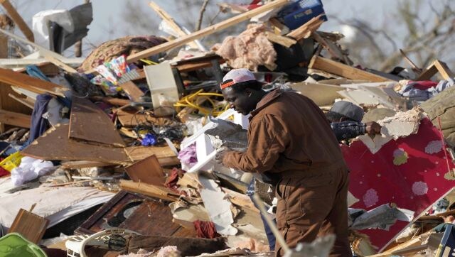 According to an Associated Press report, about 100 buildings have been damaged, with at least 30 uninhabitable. Many roads, including Interstate Highway 85, are blocked by debris, making it difficult for recovery and help efforts. AP According to an Associated Press report, about 100 buildings have been damaged, with at least 30 uninhabitable. Many roads, including Interstate Highway 85, are blocked by debris, making it difficult for recovery and help efforts. AP