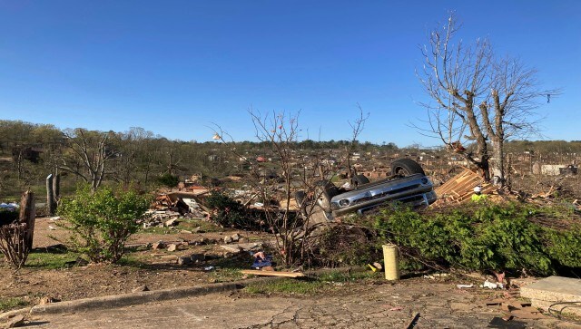 Tennessee recorded at least 15 deaths, including nine fatalities in McNairy County, east of Memphis, according to Patrick Sheehan, director of the Tennessee Emergency Management Agency. AP