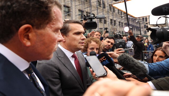 The 34 criminal counts that the former president is facing regarding hush money payments have been described as “sad” by Trump’s attorney, who has vowed to fight them. Following Trump’s arraignment, attorney Todd Blanche remarked, “The charge itself is boilerplate,” adding that the indictment was “sad and we’re going to fight it, we’re going to fight it hard.” AP The 34 criminal counts that the former president is facing regarding hush money payments have been described as “sad” by Trump’s attorney, who has vowed to fight them. Following Trump’s arraignment, attorney Todd Blanche remarked, “The charge itself is boilerplate,” adding that the indictment was “sad and we’re going to fight it, we’re going to fight it hard.” AP