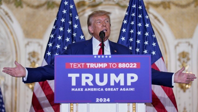 “I never thought anything like this could happen in America. The only crime that I’ve committed is to fearlessly defend our nation from those who seek to destroy it. While we are living through the darkest hours of American history, Our country is going to hell. The world is already laughing at us – for our open borders and the withdrawal of troops from Afghanistan,” Trump said. AP “I never thought anything like this could happen in America. The only crime that I’ve committed is to fearlessly defend our nation from those who seek to destroy it. While we are living through the darkest hours of American history, Our country is going to hell. The world is already laughing at us – for our open borders and the withdrawal of troops from Afghanistan,” Trump said. AP