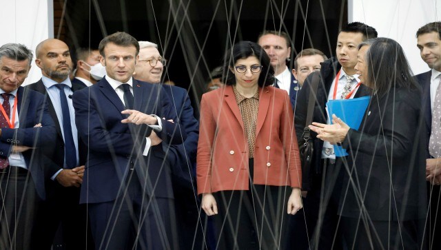 President Macron also delivered a speech to inaugurate the Festival Croisements at the Red Brick Museum in Beijing. According to Arch Daily, the museum, founded by collectors Yan Shijie and Cao Mei, was opened in the Chaoyang District in May 2014 with a focus on showcasing both Chinese and international art. Since then, it has developed into a hotspot for photographers. AP