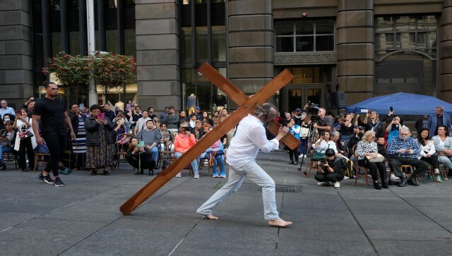 One of Melbourne’s most distinctive Good Friday ritual is the ‘Way of the Cross’ walk, which has been taking place for more than two decades, according to ABC. AP One of Melbourne’s most distinctive Good Friday ritual is the ‘Way of the Cross’ walk, which has been taking place for more than two decades, according to ABC. AP