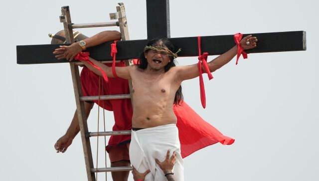 Church leaders in the Philippines have frowned on the crucifixions and self-flagellations, saying Filipinos can show their deep faith and religious devotion without hurting themselves and by doing charity work instead, such as donating blood. AP Church leaders in the Philippines have frowned on the crucifixions and self-flagellations, saying Filipinos can show their deep faith and religious devotion without hurting themselves and by doing charity work instead, such as donating blood. AP