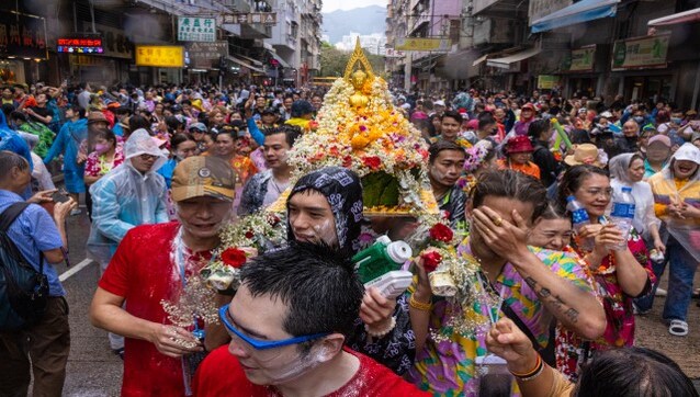 'Splash Water to Wash Away Sins': Songkran festival returns to Hong Kong's 'Little Thailand' 'Splash Water to Wash Away Sins': Songkran festival returns to Hong Kong's 'Little Thailand'