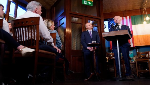 After spending most of a day on a whirlwind countryside tour of his ancestry, President Biden turned back to diplomacy on Thursday, with an address to the Irish parliament and meetings with the country’s leaders, with Ukraine high on the agenda. AP After spending most of a day on a whirlwind countryside tour of his ancestry, President Biden turned back to diplomacy on Thursday, with an address to the Irish parliament and meetings with the country’s leaders, with Ukraine high on the agenda. AP