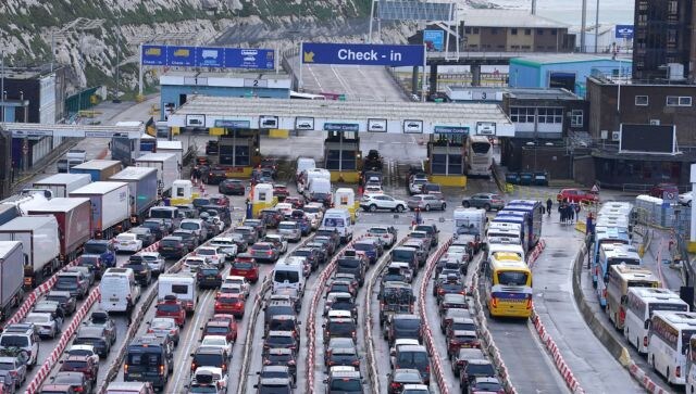 UK travelers face hours-long waits for ferries to France
