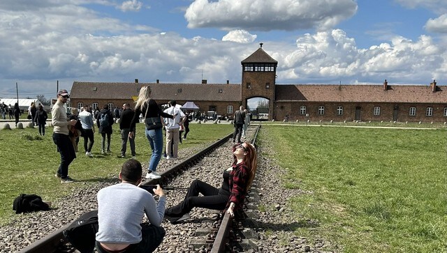 Woman's 'inappropriate' photoshoot at the Auschwitz concentration camp leaves internet users irked; check reactions