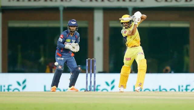 LSG won the toss and opted to field but that decision backfired when Ruturaj Gaikwad (57) and Devon Conway (47) forged a 110-run stand for the first wicket. CSK, playing in Chennai after almost four years, went onto post 217/7 from 20 overs. Sportzpics LSG won the toss and opted to field but that decision backfired when Ruturaj Gaikwad (57) and Devon Conway (47) forged a 110-run stand for the first wicket. CSK, playing in Chennai after almost four years, went onto post 217/7 from 20 overs. Sportzpics