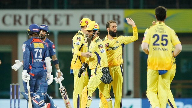 LSG got off to a promising start in the chase, with skipper KL Rahul and Moeen Ali forging 79 for the first wicket, but Mopeen Ali caused huge damage on the opposition, finishing with figures of 4/26. Sportzpics LSG got off to a promising start in the chase, with skipper KL Rahul and Moeen Ali forging 79 for the first wicket, but Mopeen Ali caused huge damage on the opposition, finishing with figures of 4/26. Sportzpics