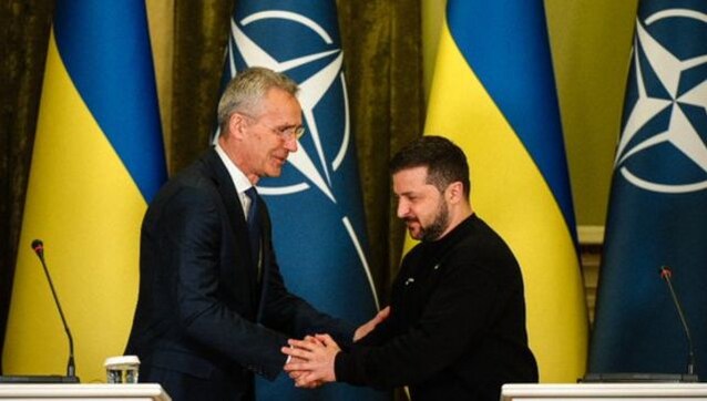 It’s time for NATO to invite Ukraine into US-led alliance, says Volodymyr Zelenskyy It’s time for NATO to invite Ukraine into US-led alliance, says Volodymyr Zelenskyy