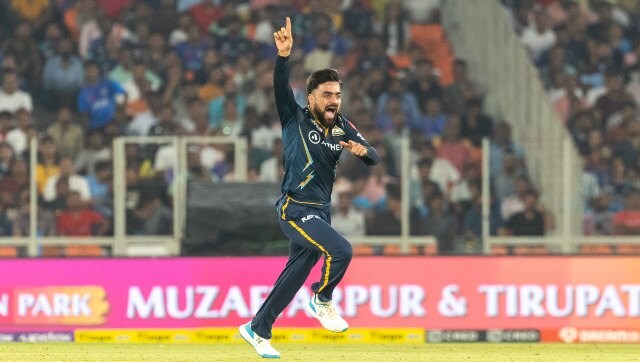 Rashid Khan finished with figures of 2/27. Sportzpics