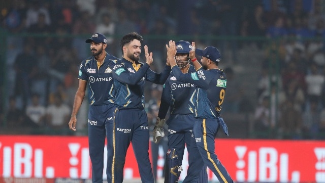 GT won the toss and opted to field first. Rashid Khan (in photo) and Mohammed Shami picked three wickets each as DC posted 162/8 on the board. Sportzpics