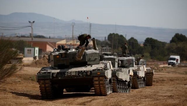 Six Spanish Leopard tanks to leave for Ukraine in latter half of April as nation preps for spring offensive