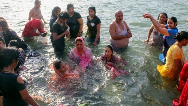 Many devotees also visited the Sri Harmandir Sahib (Golden Temple) at Amritsar and bathed in the “Sarovar” as part of their pilgrimage. PTI