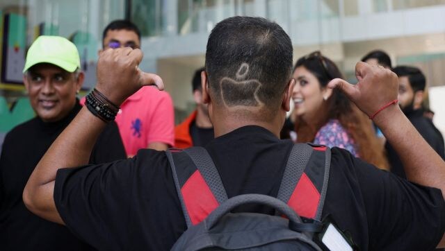 Apoorv Rao, an Apple fan from Bangalore, sports a haircut depicting the Apple logo as he waits in a queue outside India’s first Apple retail store on the day of its opening in Mumbai. Many fans of the company had come from far and wide and spoke of their excitement about the launch of the store. Reuters Apoorv Rao, an Apple fan from Bangalore, sports a haircut depicting the Apple logo as he waits in a queue outside India’s first Apple retail store on the day of its opening in Mumbai. Many fans of the company had come from far and wide and spoke of their excitement about the launch of the store. Reuters