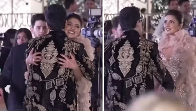 Watch: Priyanka Chopra and Karan Johar hug and greet each other at the NMACC launch amid rumours of a rift