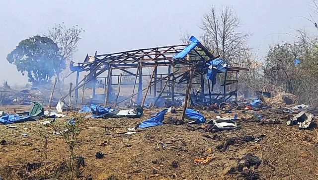 Saw people cut to pieces How Myanmar military uses deadly airstrikes on civilians to quell rebellion