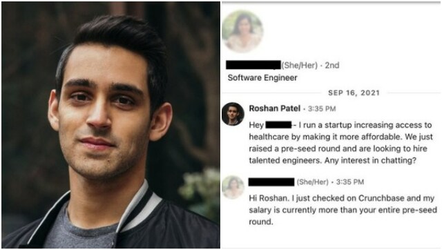 ‘My salary more than your...’: Woman's honest reply to startup founder goes viral