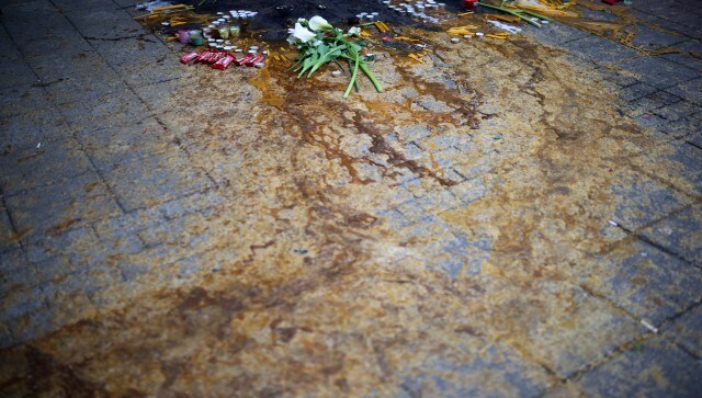 Dry candle wax is seen near the Vladislav Ribnikar school. One girl who was shot in the head remains in a life-threatening condition, and a boy is in serious condition with spinal injuries, doctors said on Thursday morning. The shooter, whom the police identified as Kosta Kecmanovic, has not given any motive for his actions. AP