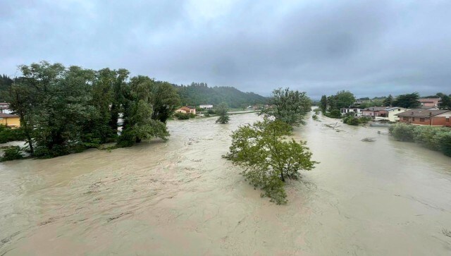 Swollen rivers and dramatic rescues: Heavy rains and floods hit northern Italy