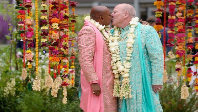 The Chelsea Flower Show also hosted its first wedding, between the RHS ambassador for inclusivity and diversity and his husband — Manoj Malde and Clive Gillmor. Additionally, it was the first time the programme included a same-sex union, which became legal in the UK in 2014. AP The Chelsea Flower Show also hosted its first wedding, between the RHS ambassador for inclusivity and diversity and his husband — Manoj Malde and Clive Gillmor. Additionally, it was the first time the programme included a same-sex union, which became legal in the UK in 2014. AP