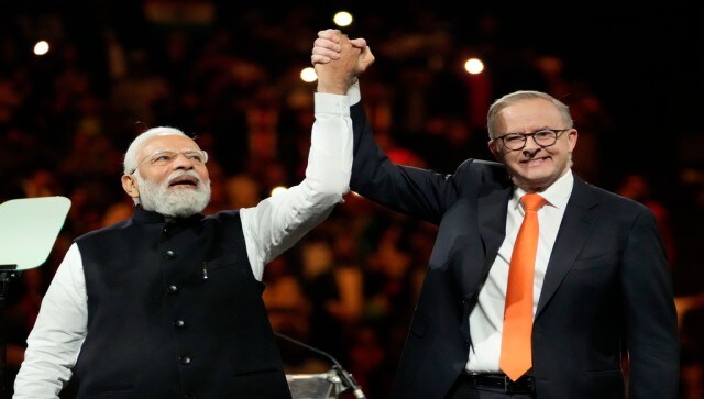 'Namaste Australia': PM Modi gets rockstar welcome at Sydney's Qudos Bank Arena