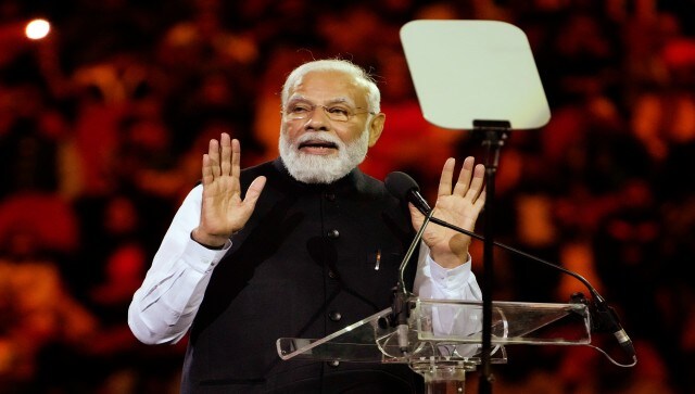 PM Modi at the community event in Sydney said, “Earlier, it was said that India and Australia relation is defined by 3Cs – Commonwealth, Cricket and Curry. Then it was said that our relationship is defined by ‘Democracy, Diaspora and Dosti. Some people also said that our relationship depends on Energy, Economy and Education. But I believe that the relation between India-Australia is beyond this, it is mutual trust and mutual respect.” AP PM Modi at the community event in Sydney said, “Earlier, it was said that India and Australia relation is defined by 3Cs – Commonwealth, Cricket and Curry. Then it was said that our relationship is defined by ‘Democracy, Diaspora and Dosti. Some people also said that our relationship depends on Energy, Economy and Education. But I believe that the relation between India-Australia is beyond this, it is mutual trust and mutual respect.” AP