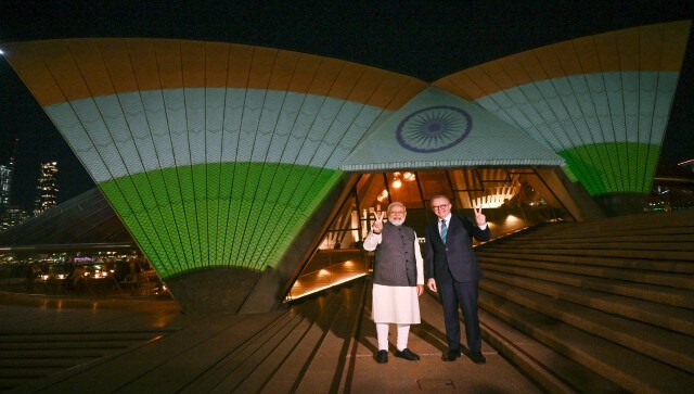 How Sydney lit up in 'tiranga' for PM Modi after snubbing King Charles