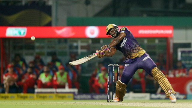 Andre Russell amassed 42 off just 23 deliveries. Sportzpics