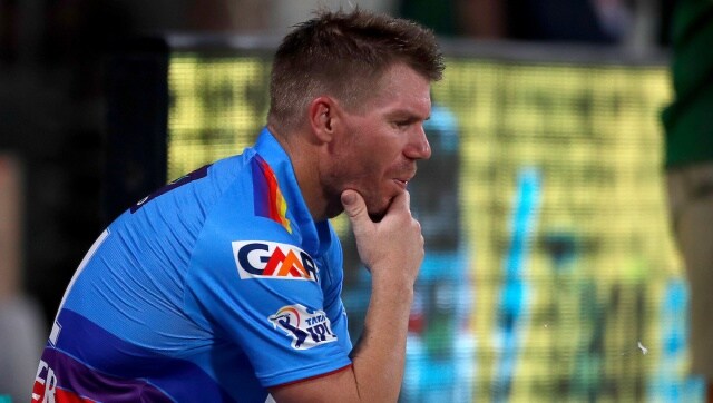 David Warner-led Delhi Capitals are going to finish either ninth or tenth in the IPL standings depending on how Sunrisers Hyderabad fare in their last match. Image: Sportzpics