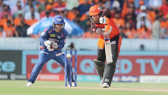 Heinrich Klaasen top-scored with 47 to help SRH post a total of 182/6 after opting to bat. Sportzpics