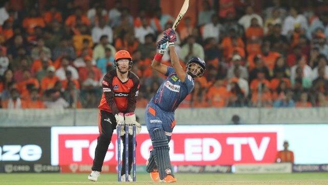 Nicholas Pooran remained unbeaten on 44 from just 13 deliveries. Sportzpics Nicholas Pooran remained unbeaten on 44 from just 13 deliveries. Sportzpics