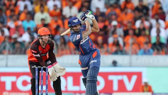 Prerak Mankad shone against SRH, scoring an unbeaten 64 off 45 deliveries to take LSG home. Sportzpics