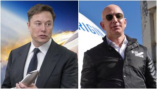 Race To The Moon: NASA awards both Jeff Bezos, Elon Musk contracts to put humans on the Moon Race To The Moon: NASA awards both Jeff Bezos, Elon Musk contracts to put humans on the Moon
