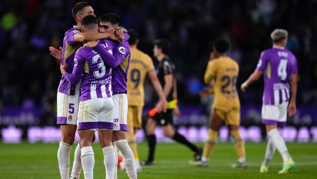LaLiga: Real Valladolid beat champions Barcelona to boost survival hopes
