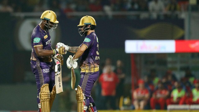 Andre Russell and Rinku Singh were involved in a 54-run stand for the fifth wicket. Sportzpics