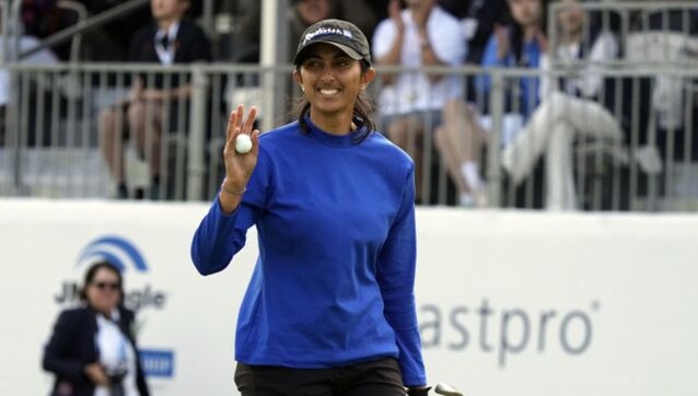 Aditi Ashok finishes tied-second at LPGA LA Championship as Hannah Green wins playoff Aditi Ashok finishes tied-second at LPGA LA Championship as Hannah Green wins playoff