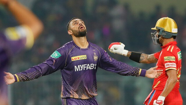 Varun Chakaravarthy finished with figures of 3/26. Sportzpics
