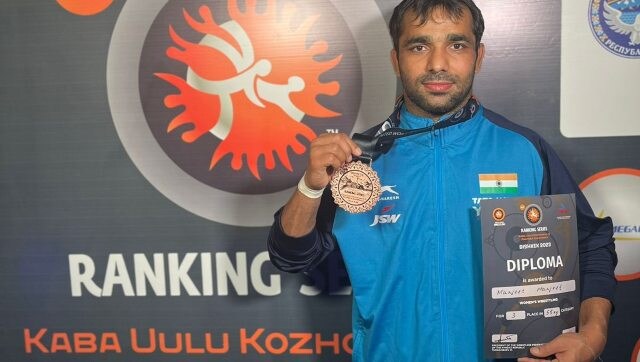 India's Manjeet wins bronze in UWW ranking series wrestling event in Kyrgyzstan
