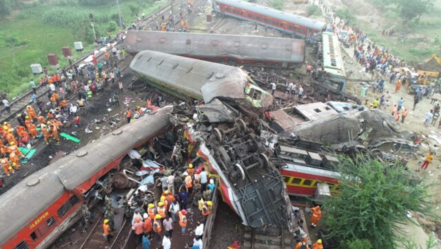 WATCH: Aerial view reveals horrific extent of Odisha train accident WATCH: Aerial view reveals horrific extent of Odisha train accident